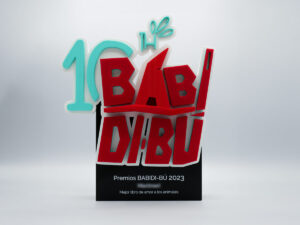 Placa Personalizada - Premio Babidi-Bú 2023 Mejor Libro de Amor a los Animales
