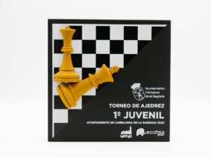 Trofeo Personalizado - 1 Juvenil Torneo de Ajedrez Carbajosa de la Sagrada