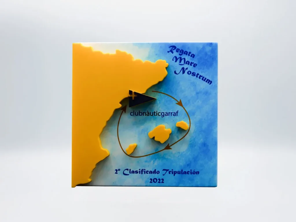 Trofeo Personalizado - 2º Clasificado Tripulación Club Nàutic Garraf 2022