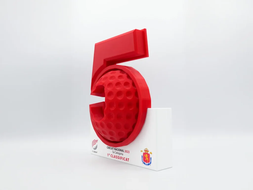 Trofeo Personalizado Lateral Izquierda - Primer clasificado 5 Categoría Circuit Nacional 2023