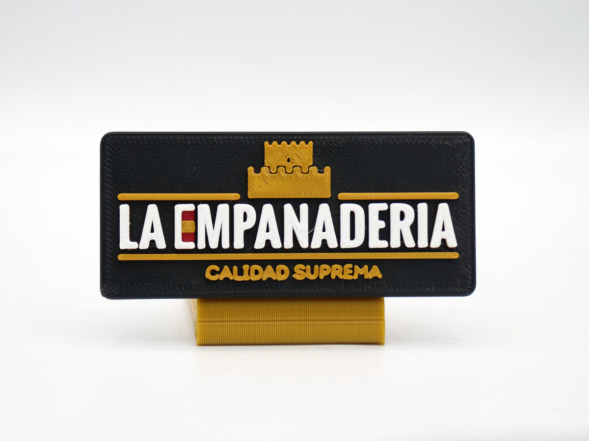 Merchandising 3D porta precios La empanaderia