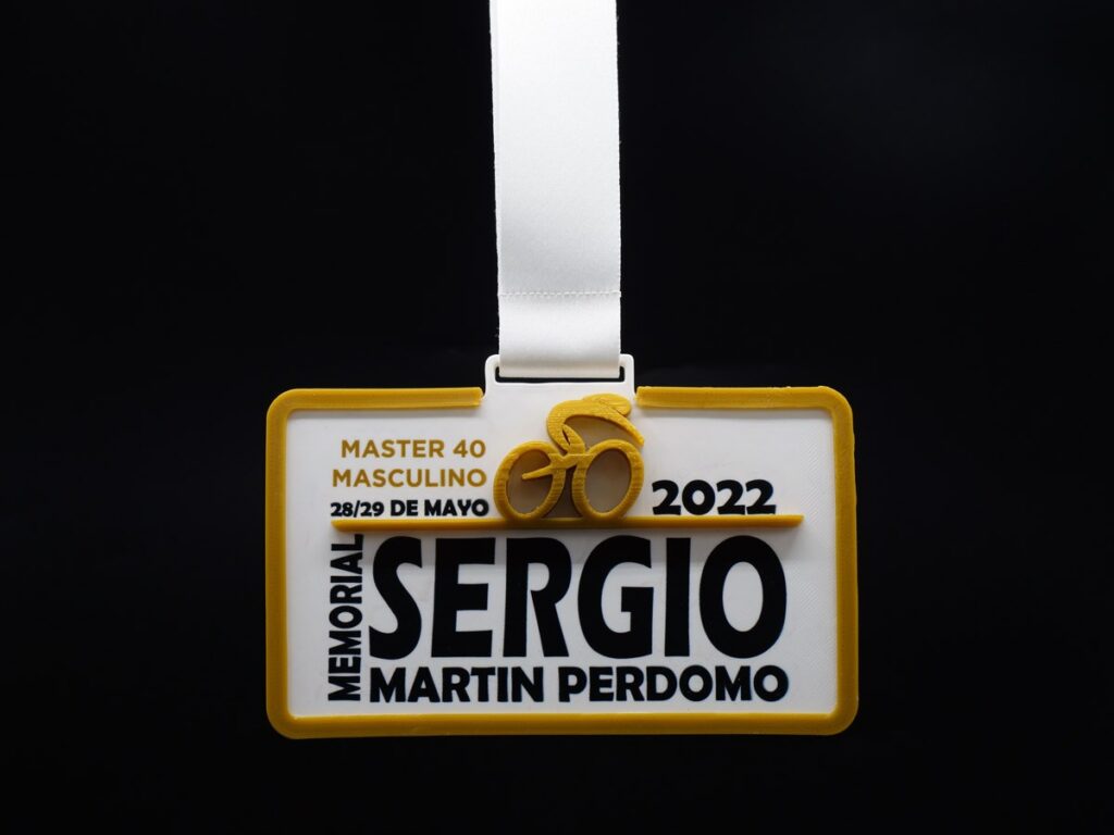 Medalla Personalizada - Master 40 Masculino Memorial Sergio Martín Perdomo 2022