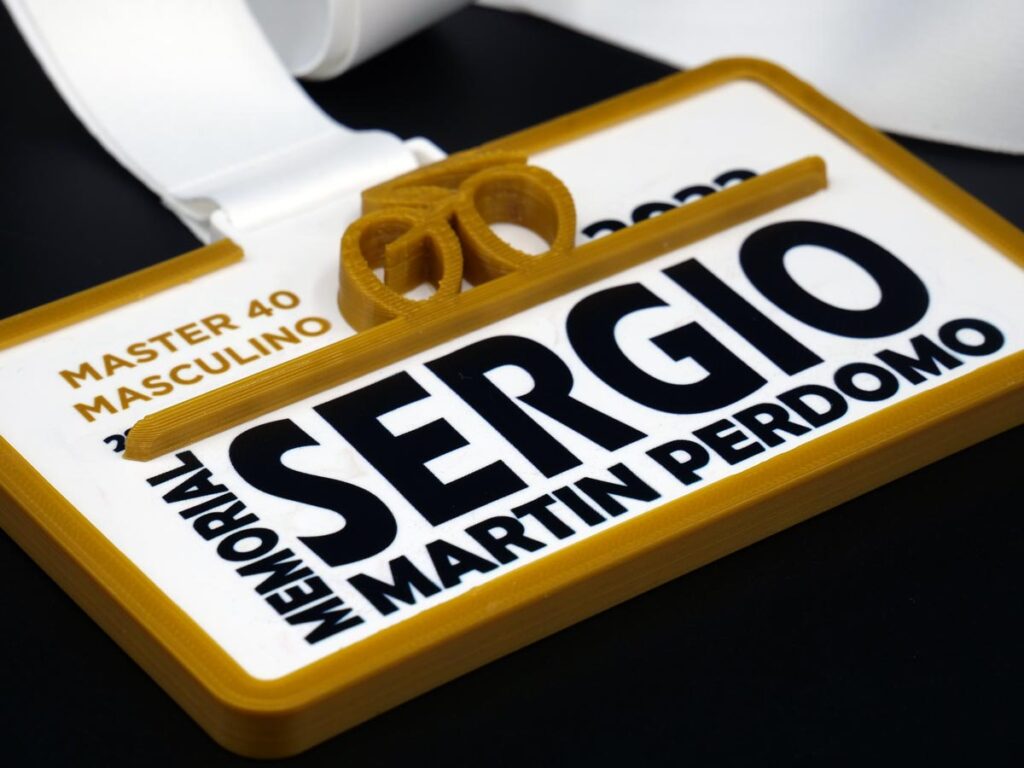 Medalla Personalizada Detalle - Master 40 Masculino Memorial Sergio Martín Perdomo 2022
