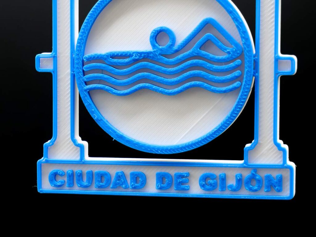 Medalla Personalizada Detalle - Travesía a Nado Ciudad de Gijón