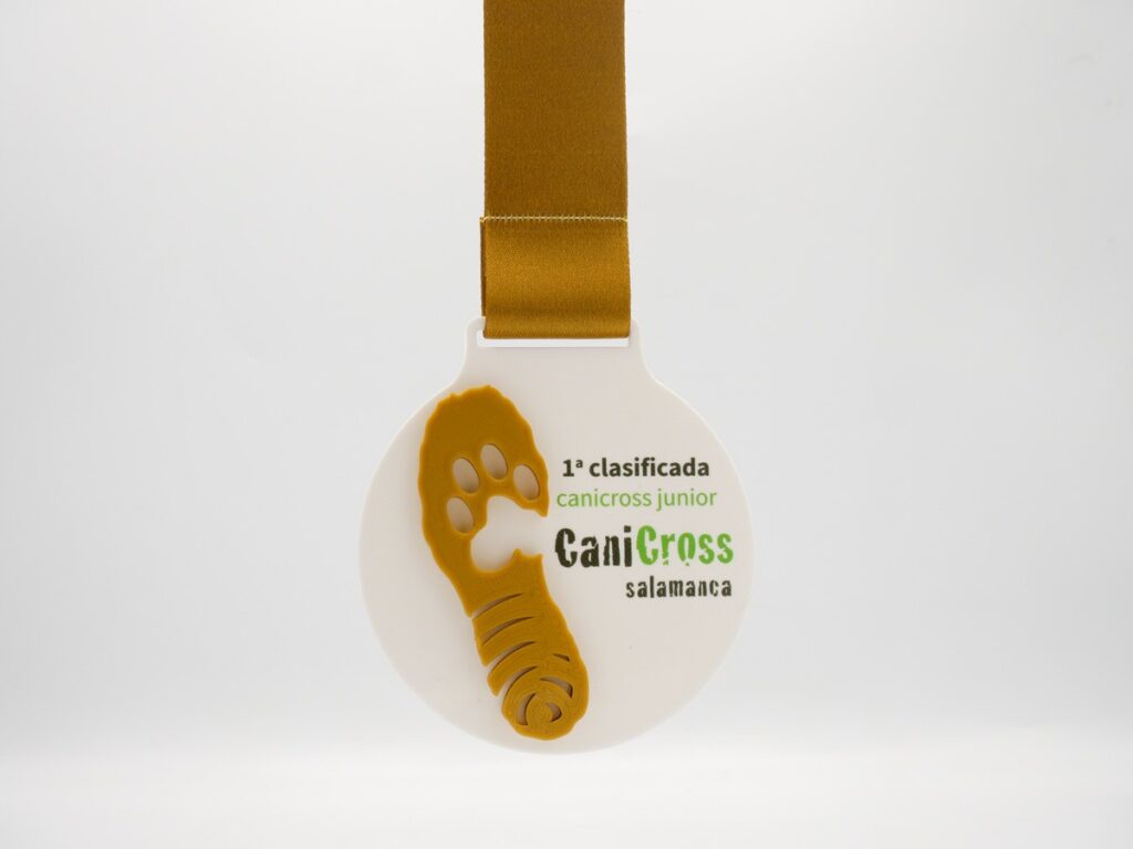 Medalla Personalizada - 1º Clasificado CaniCross Junior Salamanca