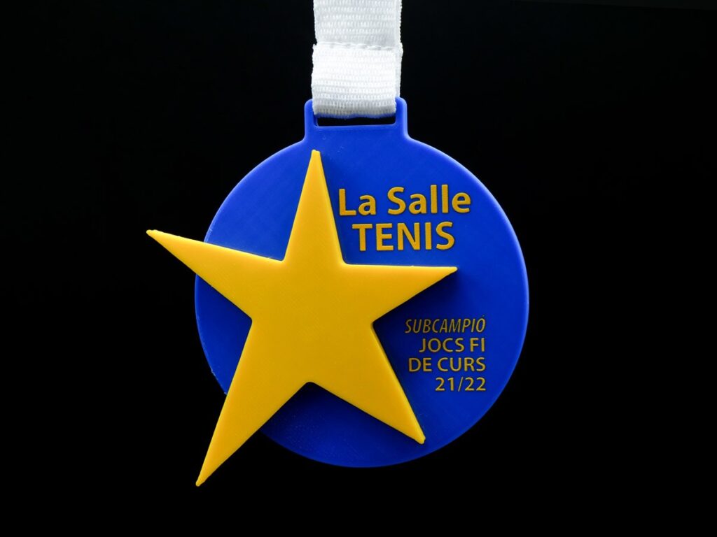 Medalla Personalizada - Subcampió Jocs Fi de Curs La Salle Tenis 2022