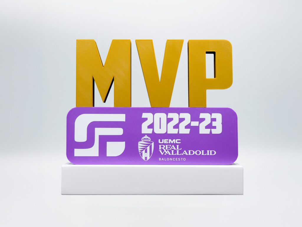 Trofeo Personalizado - MVP UEMC Real Valladolid Baloncesto 2022