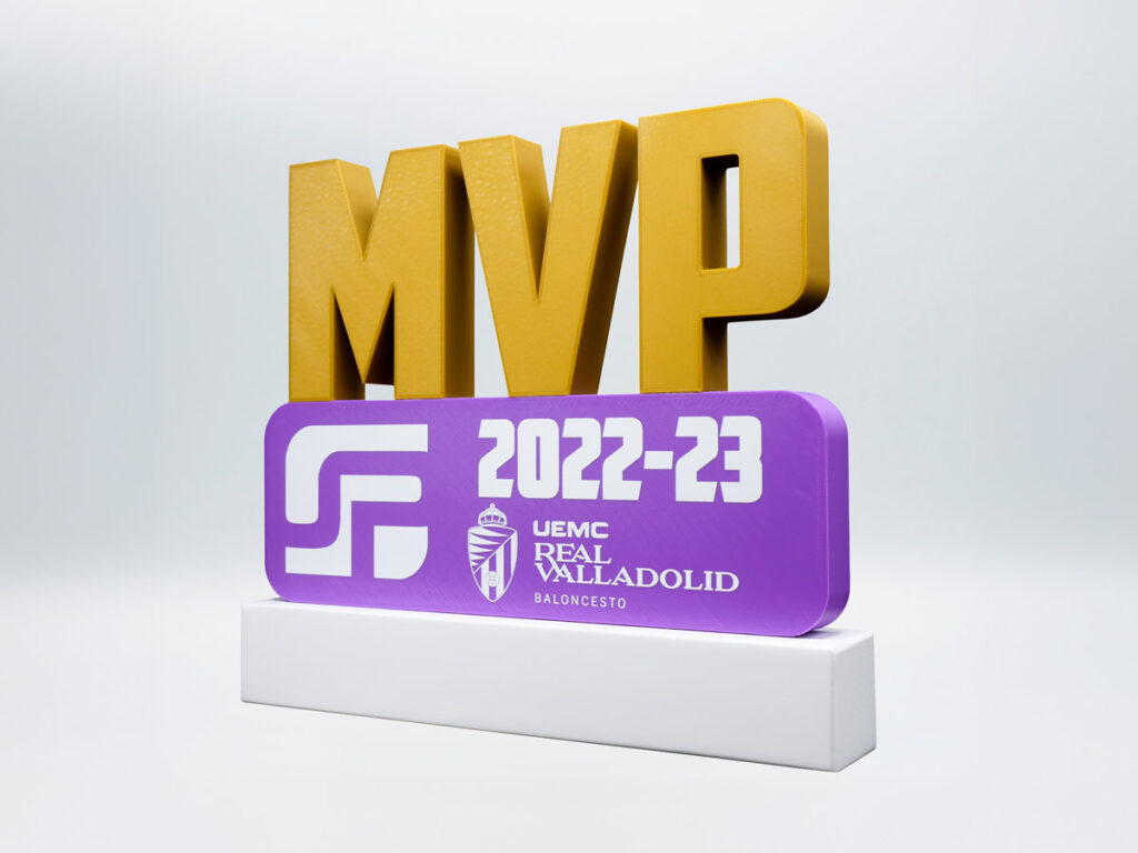 Trofeo Personalizado Detalle - MVP UEMC Real Valladolid Baloncesto 2022