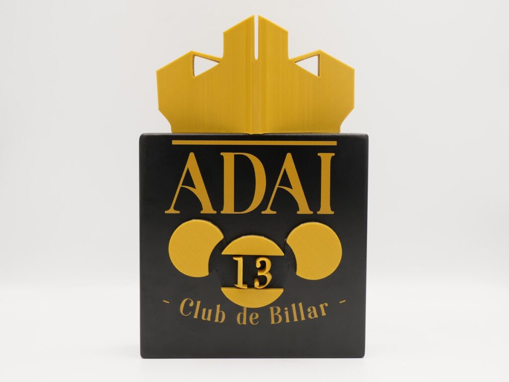 Trofeo Personalizado - Ranking Club de Billar Adai