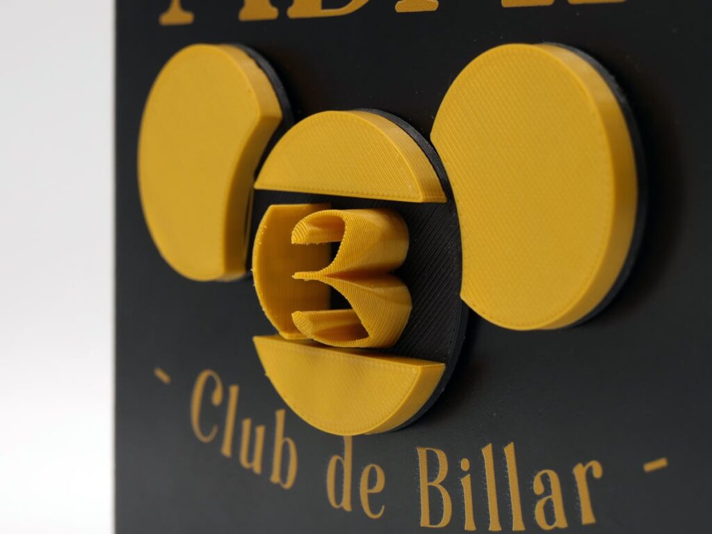 Trofeo Personalizado Detalle - Ranking Club de Billar Adai