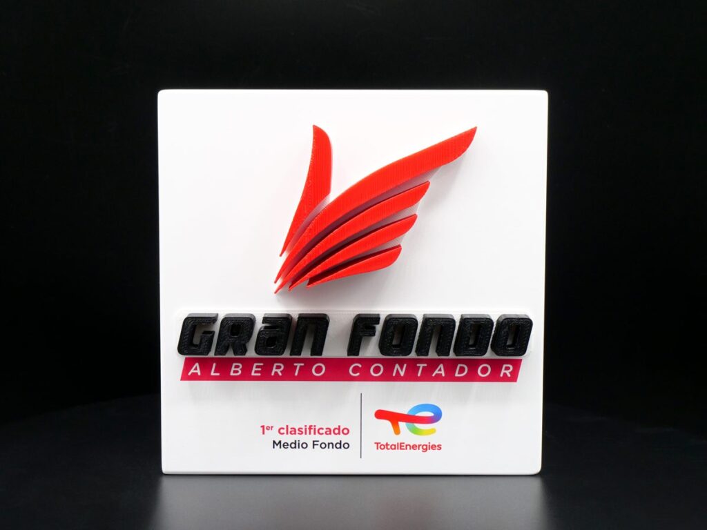 Trofeo Personalizado - 1º Clasificado Gran Fondo Alberto Contador