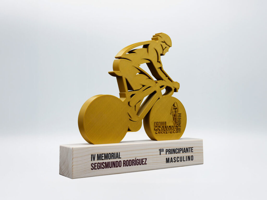 Trofeo Personalizado Lateral - Memorial Segismundo Rodríguez Circuito Granada Carretera Provincial