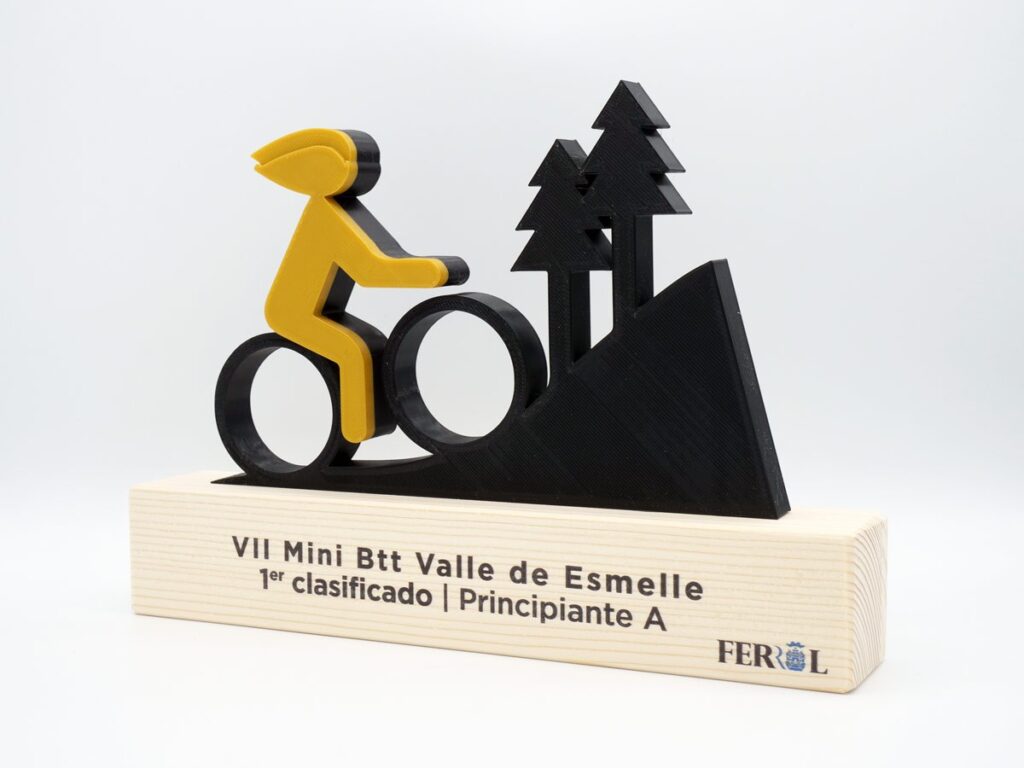 Trofeo Personalizado Lateral - VII Mini Btt Valle de Esmelle Ferrol