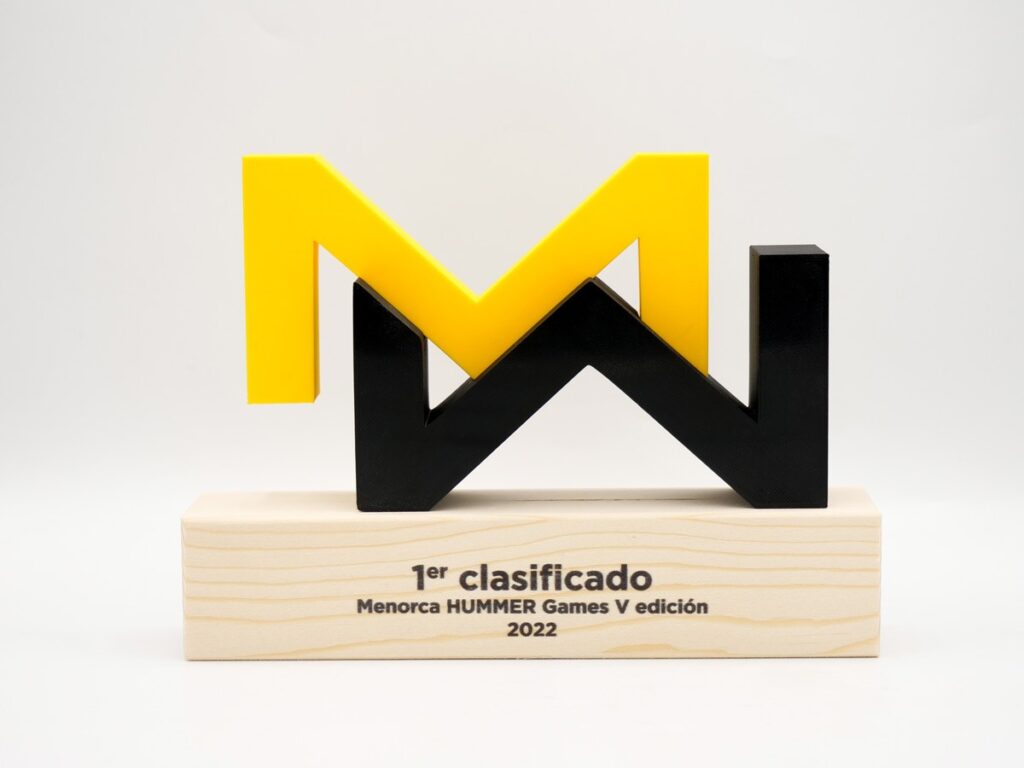 Trofeo Personalizado - 1º Clasificado Menorca Hummer Games V Edición 2022