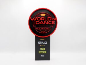 Trofeo Personalizado - 1º Place Team Division World of Dance
