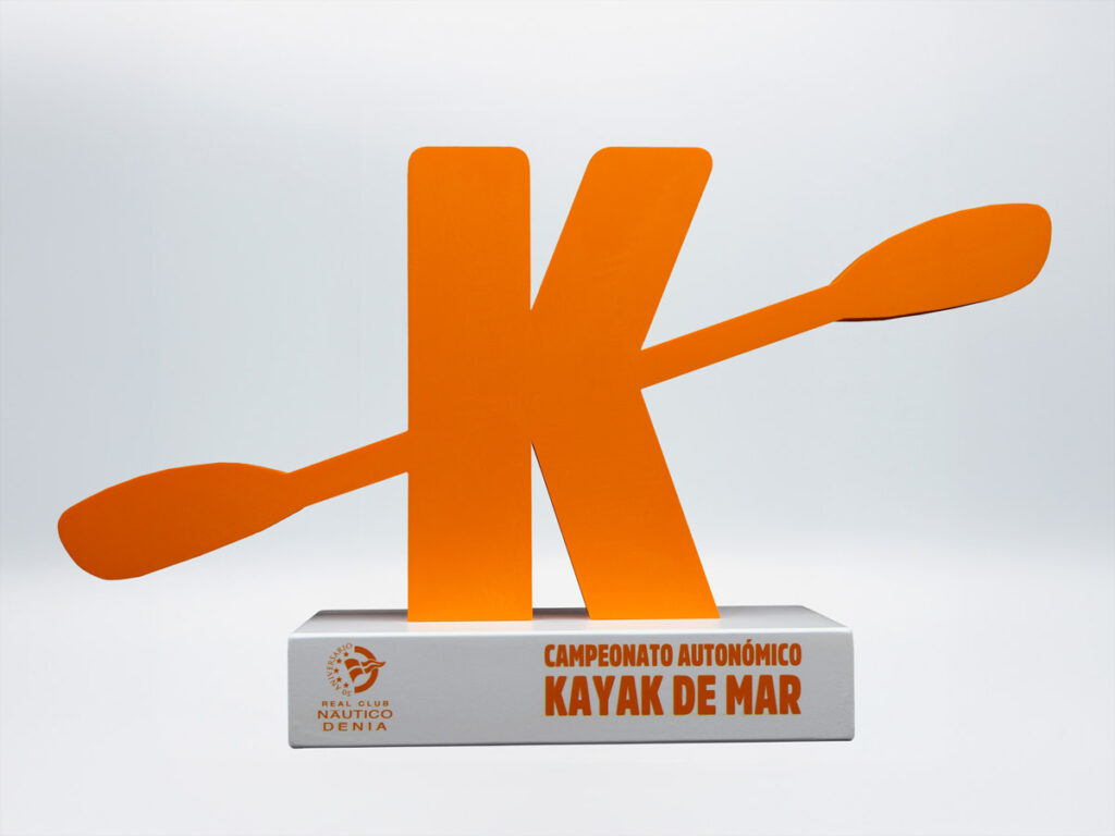 Trofeo Personalizado - Campeonato Autonómico Kayak de Mar Real Club Naútico Denia