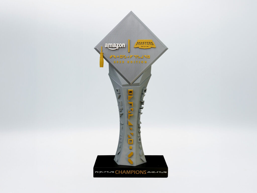 Trofeo Personalizado - Champions LOL Amazon Master University 2022