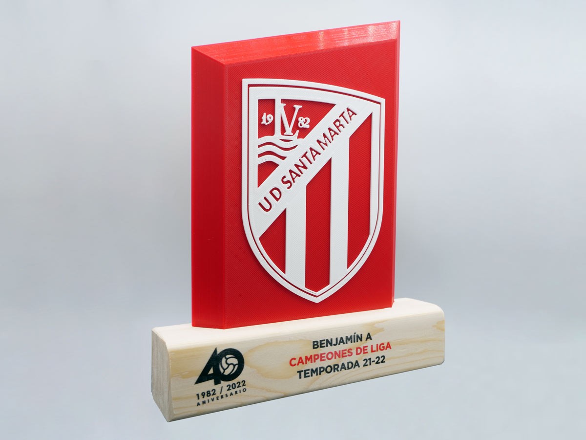 Trofeo Personalizado Detalle - UD Santa Marta Benjamín A 2022