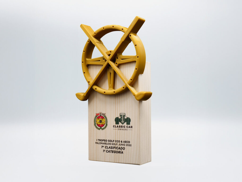 Trofeo Personalizado Detalle - 1º Clasificado I Trofeo Golf CCO & AECD Palmarejos Golf 2022
