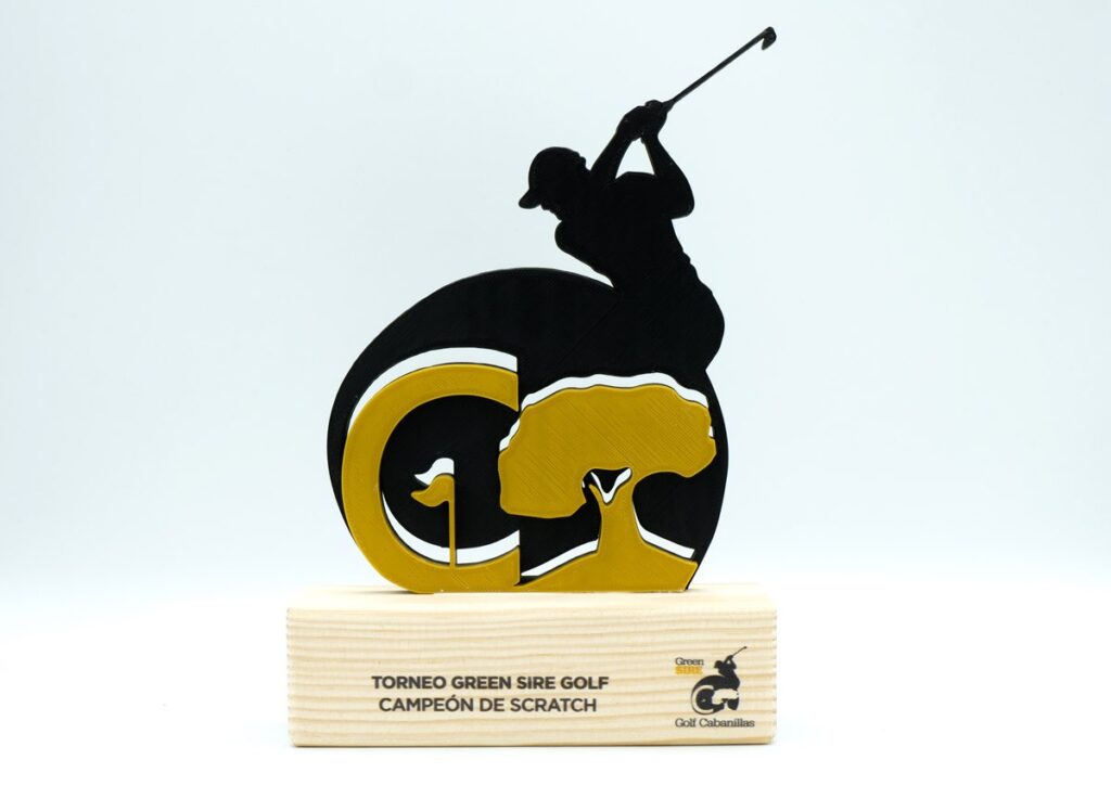 Trofeo Personalizado - Campeón de Scratch Torneo Green Sire Golf Cabanillas