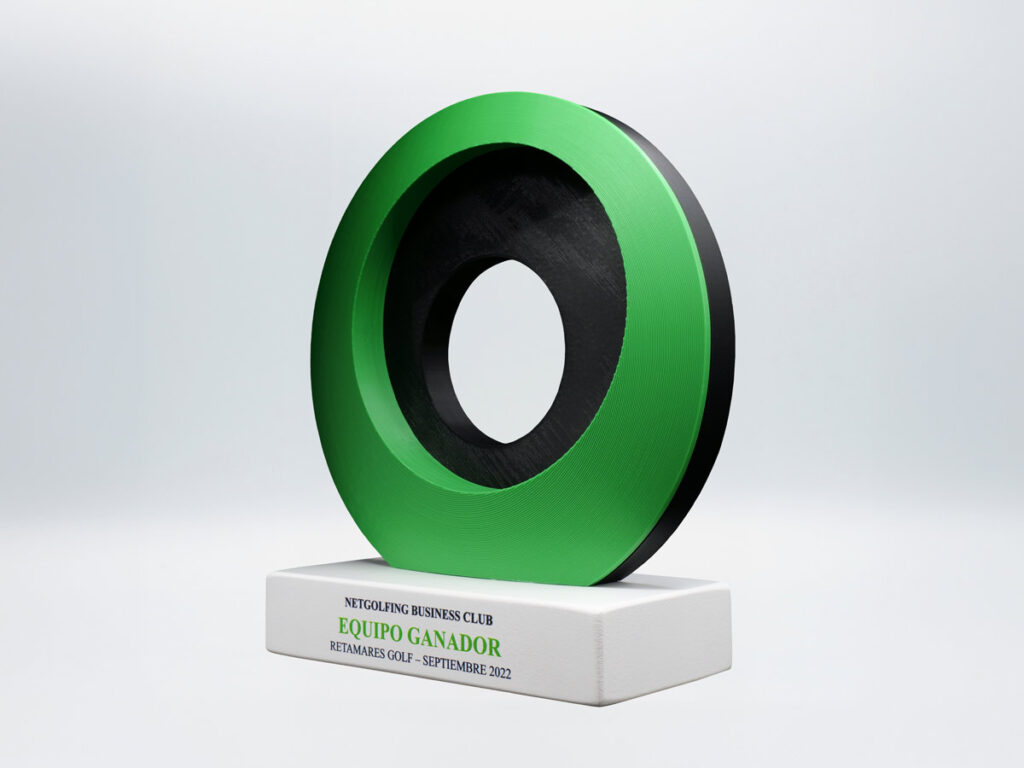 Trofeo Personalizado Detalle - Equipo Ganador Netgolfing Business Club 2022