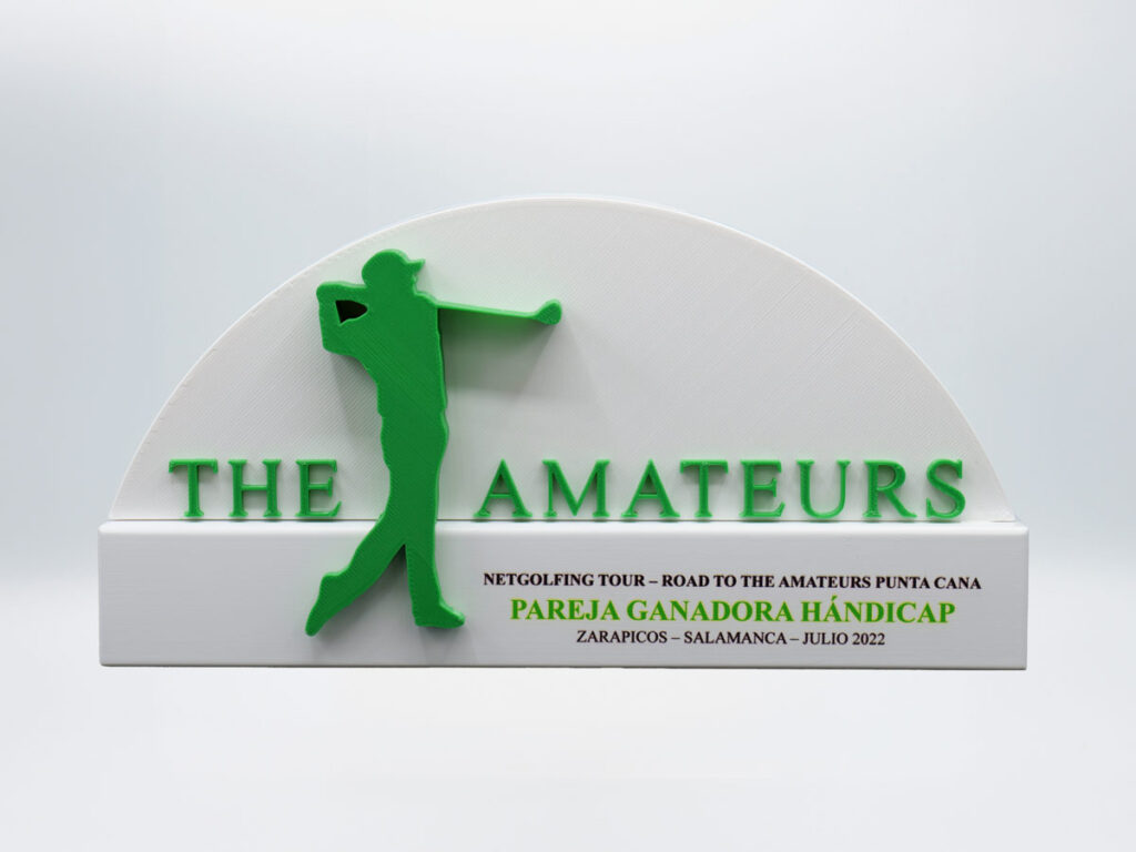 Trofeo Personalizado - Pareja Ganadora Hándicap Netgolfing Tour The Amateurs 2022