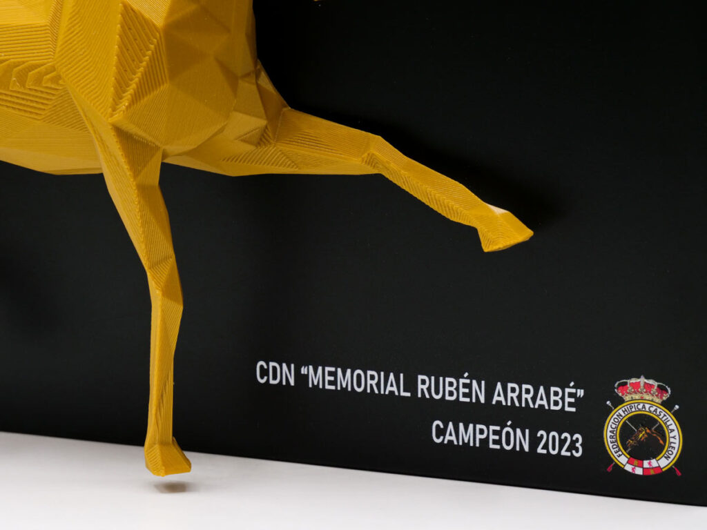 Trofeo Personalizado Detalle Peana - Campeón Memorial Rubén Arrabé 2022