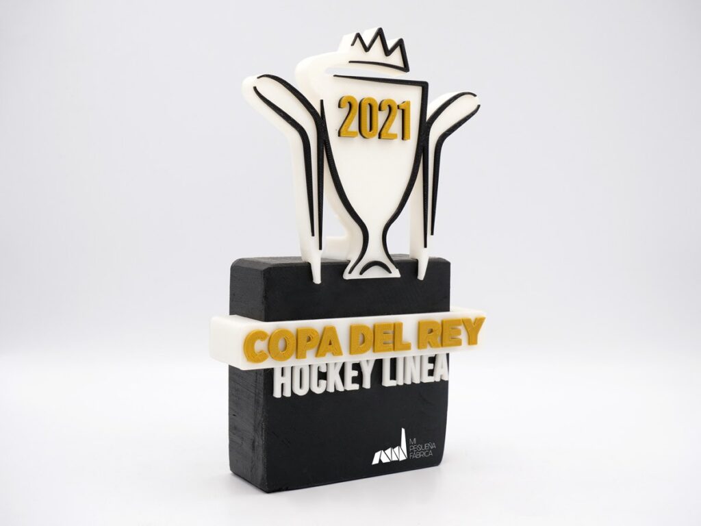Trofeo Personalizado Lateral - Copa del Rey Hockey Línea 2021
