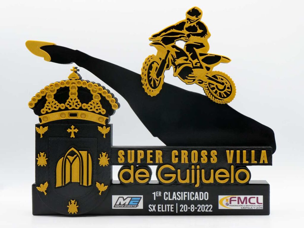 Trofeo Personalizado - 1º Clasificado SX Élite Super Cross Villa de Guijuelo 2022