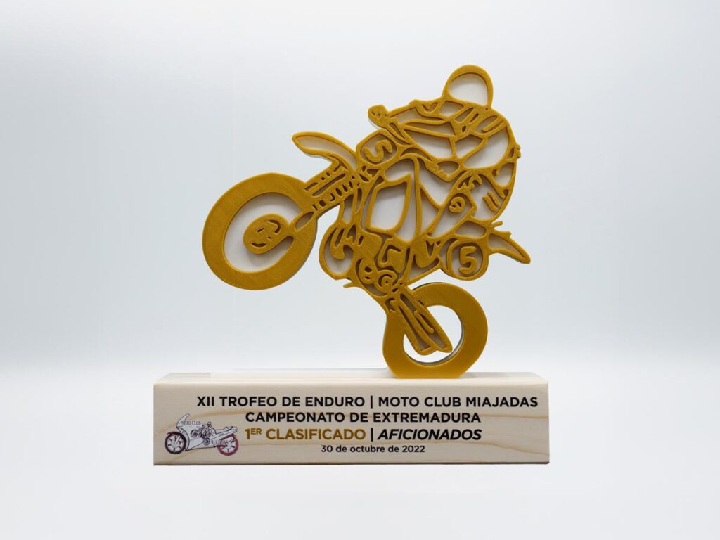Trofeo Personalizado - 1º Clasificado XII Trofeo de Enduro Campeonato de Extremadura 2022