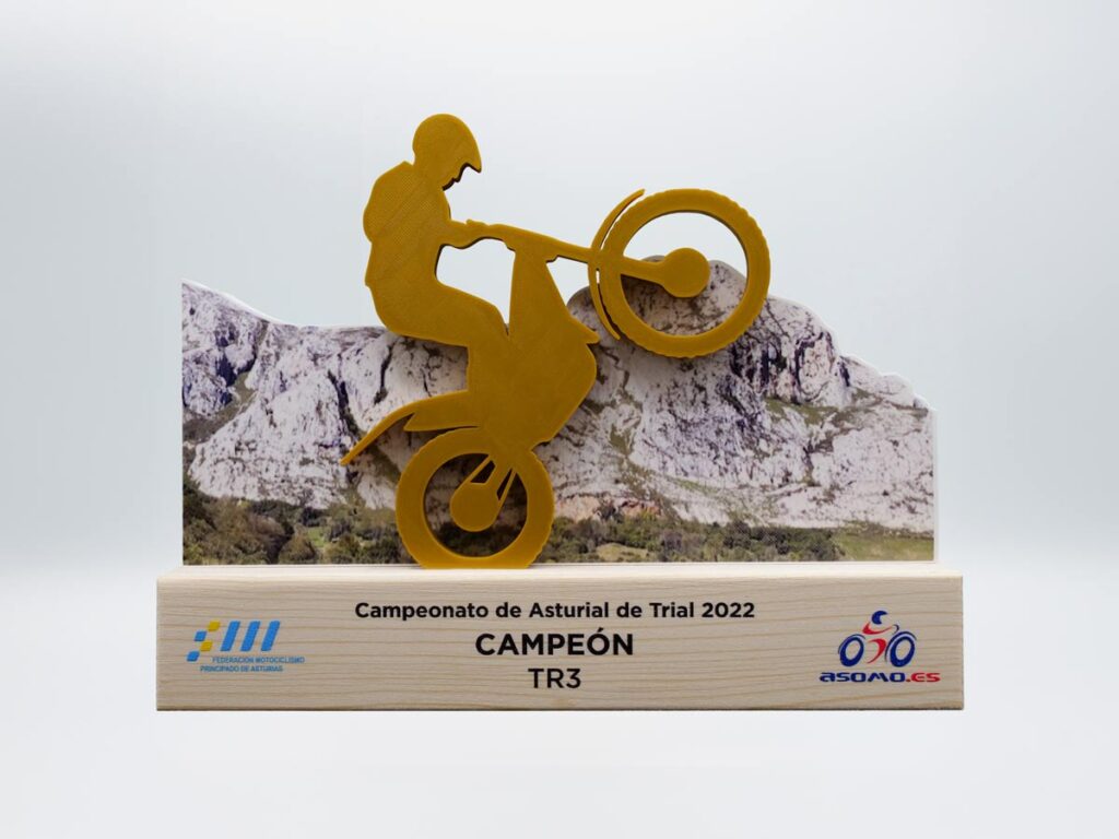 Trofeo Personalizado - Campeón Campeonato de Asturial de Trial 2022
