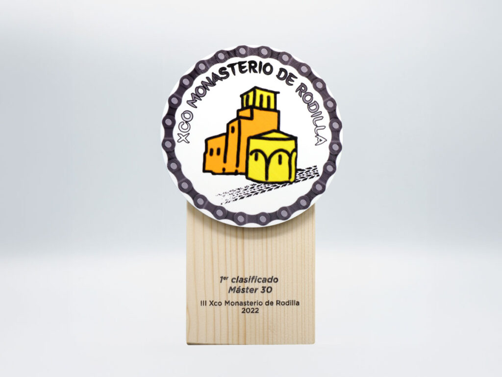 Trofeo Personalizado - 1º Clasificado Máster 30 III Xco Monasterio de Rodilla 2022