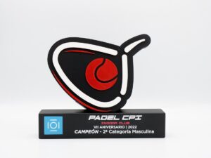 Trofeo Personalizado - Campeón 2º Categoría Masculina VII Aniversario Padel CPI Indoor Club 2022