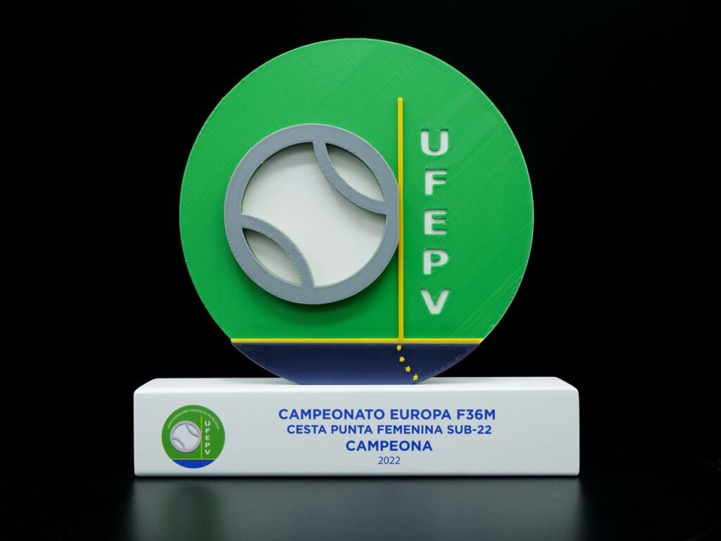 Trofeo Personalizado - Campeona Cesta Punta Femenina Sub22 Campeonato Europa F36M 2022