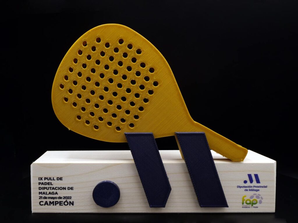 Trofeo Personalizado - IX Pull de Pádel Diputación Provincial de Málaga 2022