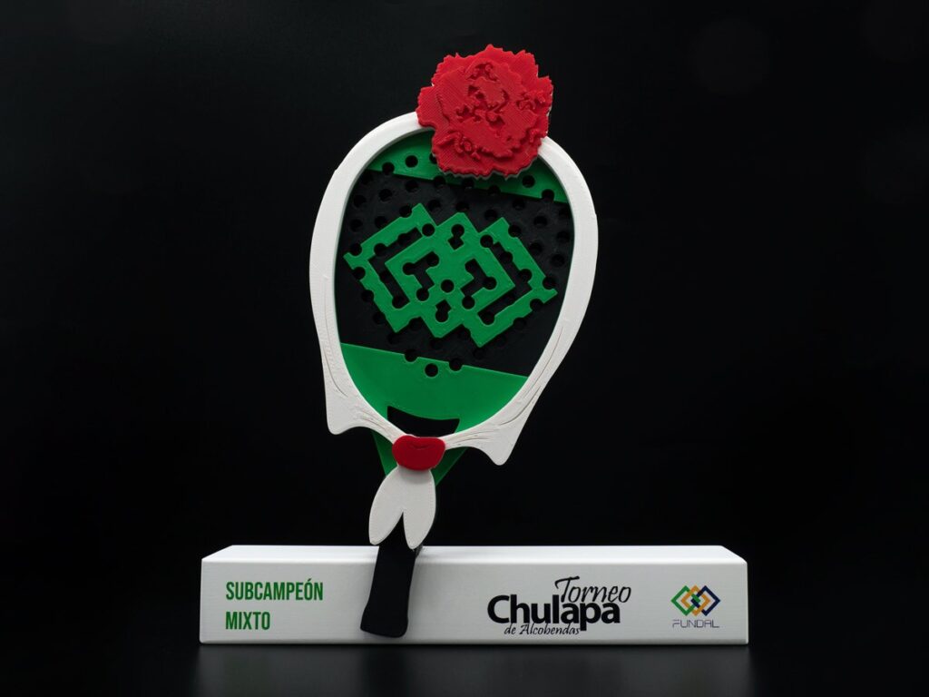 Trofeo Personalizado - Subcampeón Mixto Torneo Chulapa de Alcobendas FUNDAL