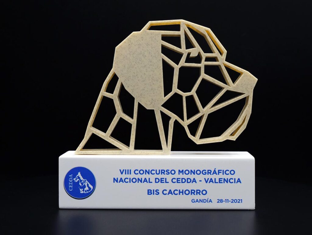 Trofeo Personalizado - VIII Concurso Monográfico Nacional del CEDDA Valencia