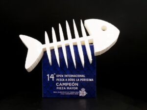 Trofeo Personalizado - Campeón Pieza Mayor 14º Open Internacional Pesca a Dúos La Purísima 2022