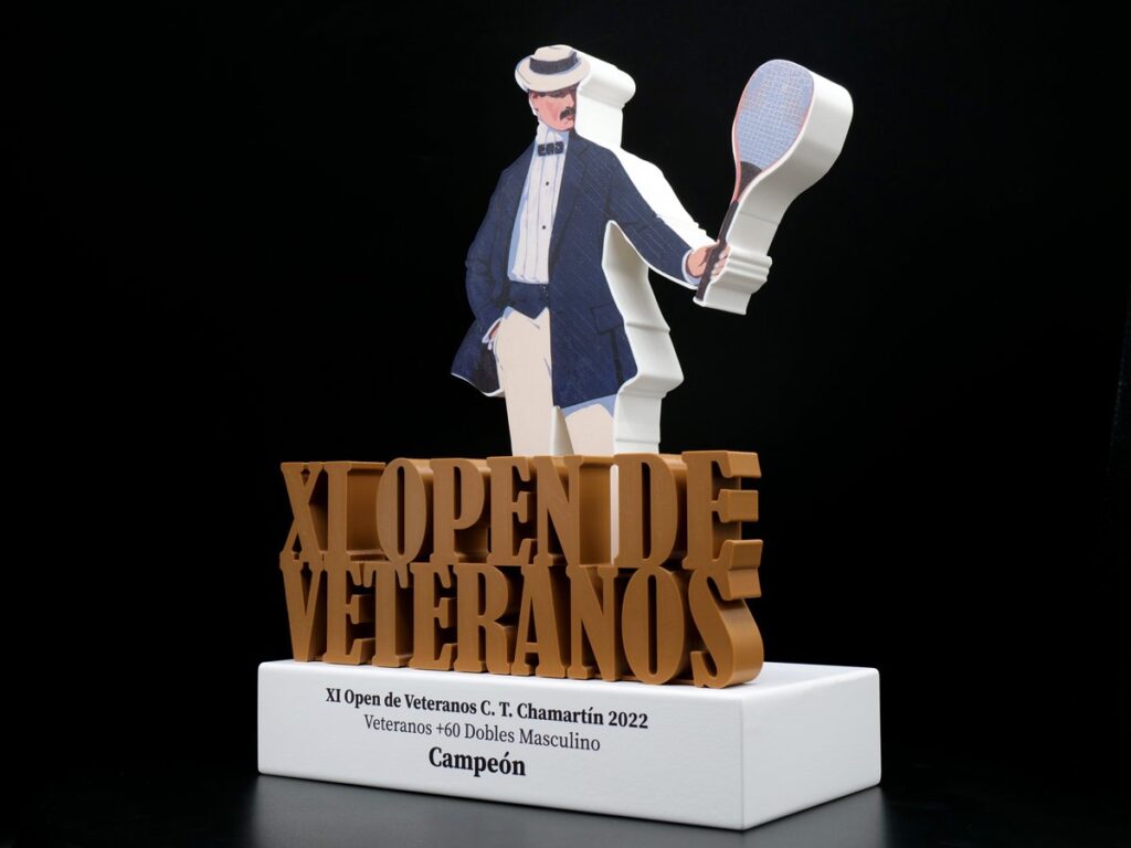 Trofeo Personalizado Detalle - Campeón XI Open de Veteranos Chamartín 2022