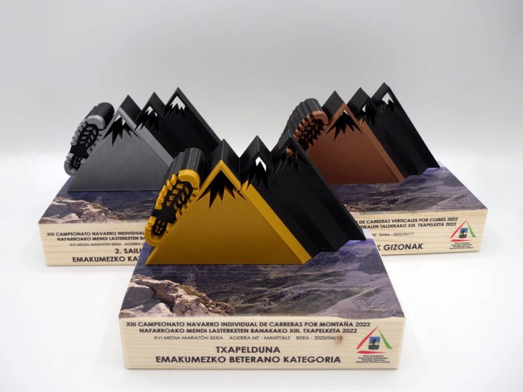 Trofeo Personalizado Detalle - XIII Campeonato Navarro Individual de Carreteras por Montaña 2022