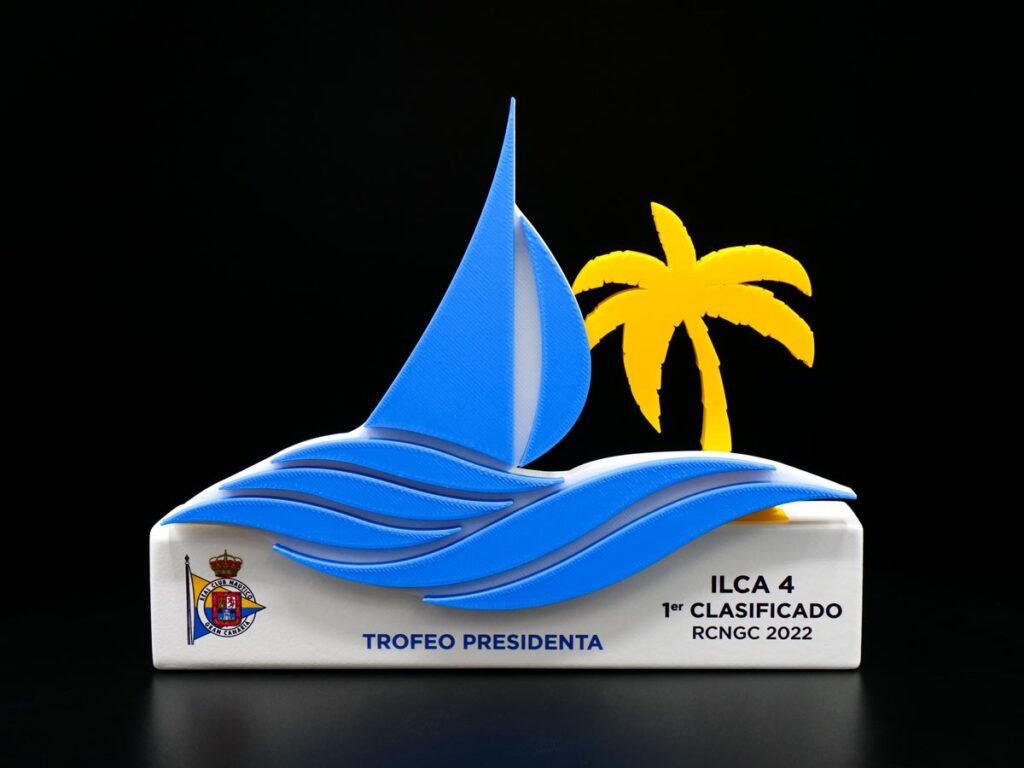 Trofeo Personalizado - 1º Clasificado ILCA 4 Real Club Náutico Gran Canaria