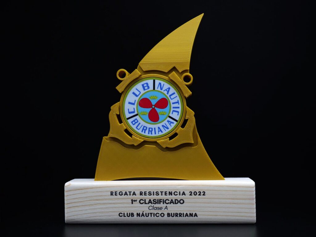 Trofeo Personalizado - 1º Clasificado Regata Resistencia Club Naútico Burriana 2022