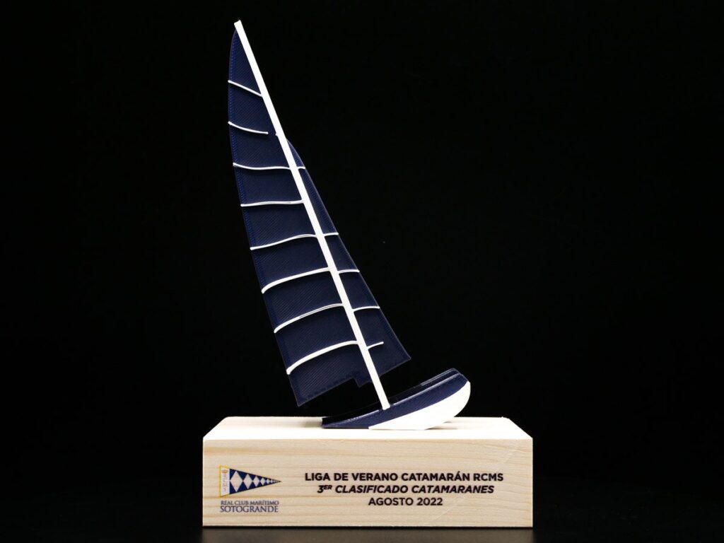 Trofeo Personalizado - 3º Clasificado Catamaranes Liga de Verano Catamarán RCMS 2022