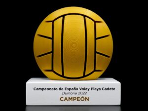 Trofeo Personalizado - Campeón de España Voley Playa Dumbria Cadete 2022