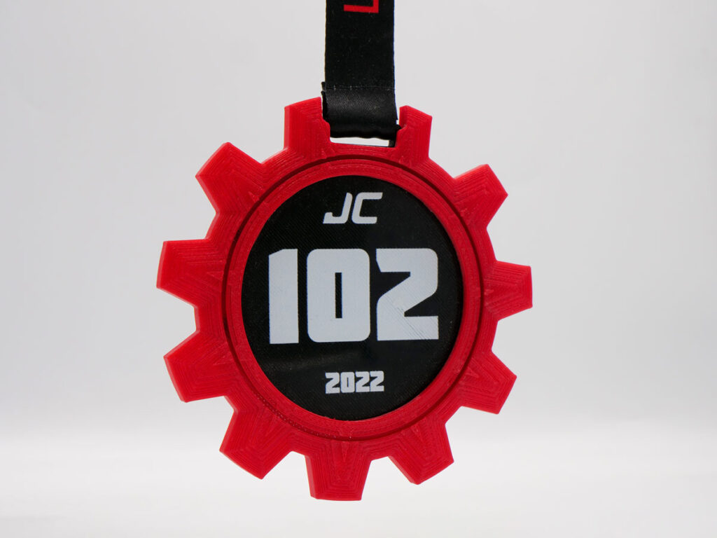 Medalla Personalizada Lateral - JC Los 102 de la Comarca 2022