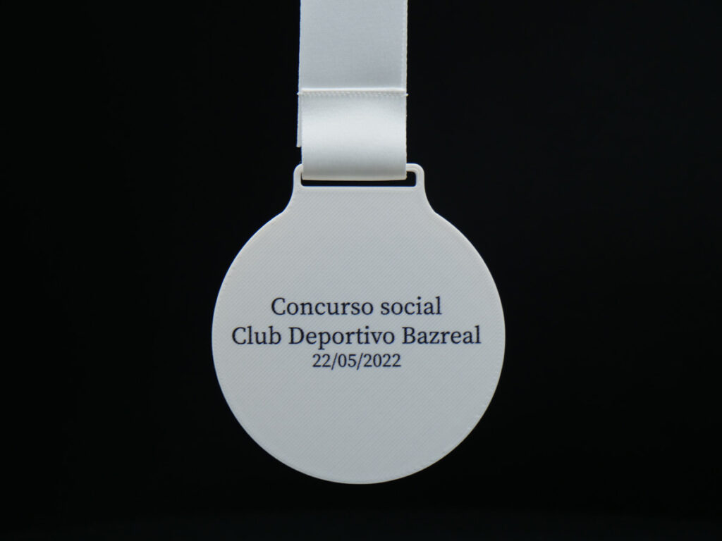 Medalla Personalizada Detalle - Concurso Social Club Deportivo Bazreal 2022