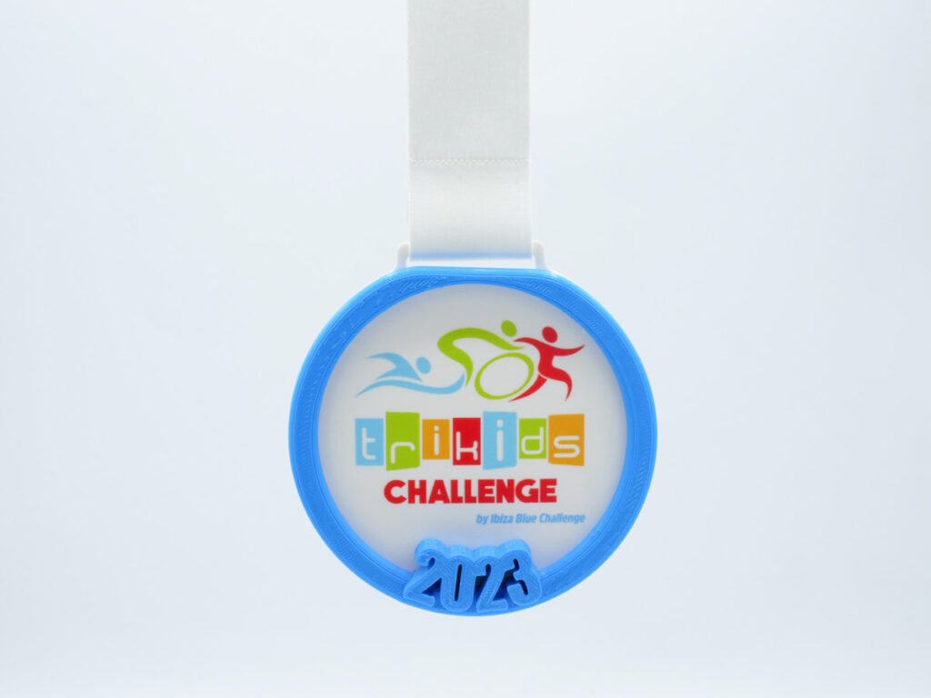 Medalla Personalizada - Trikids Challenge Ibiza Blue
