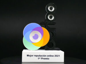 Placa Conmemorativa - 1º Premio Mejor Reputación Online Localoo Hazte Ver 2021