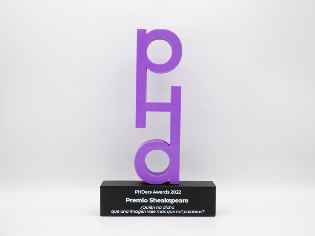 Placa Conmemorativa - Premio Sheakspeare PHDers Awards 2022