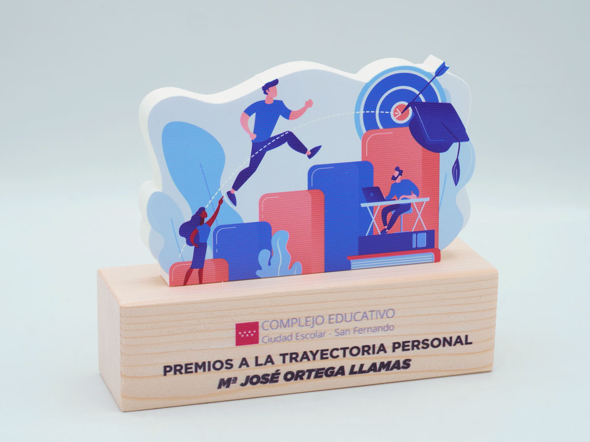 Placa Conmemorativa Lateral - Premios a la Trayectoria Personal Complejo Educativo Ciudad Escolar San Fernando